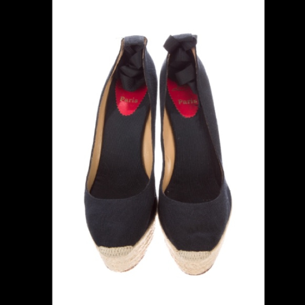 Christian Louboutin wedge heels